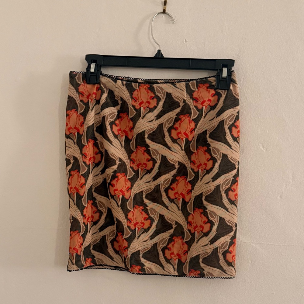 Miaou Floral Mini Skirt